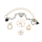 1/5pcs Girls Shoe Charms Designer Pearls