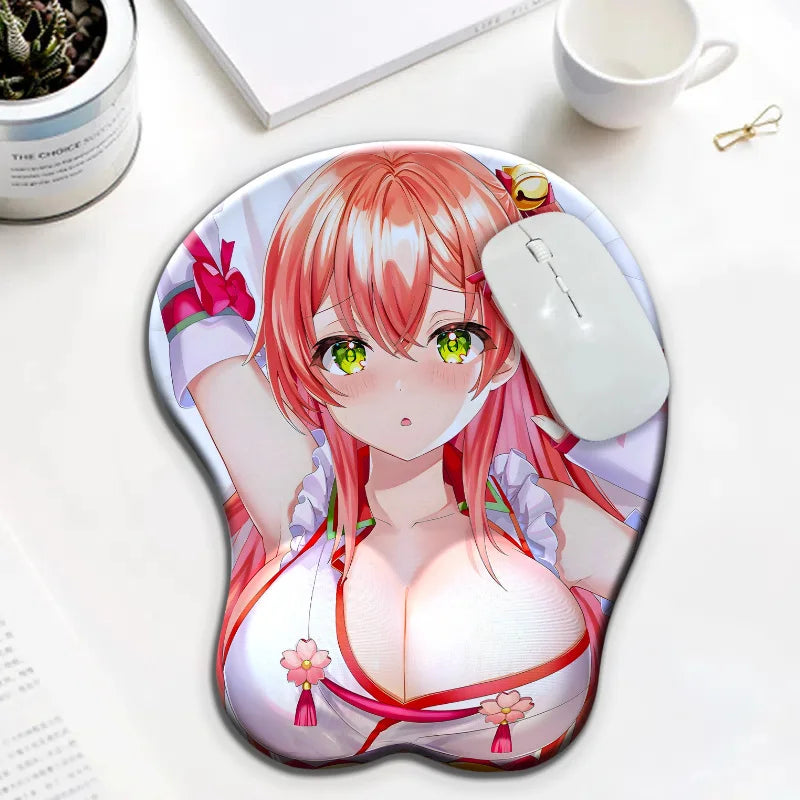 Wrist Rest 3D Soft and Smooth Silicone Mouse Pad
