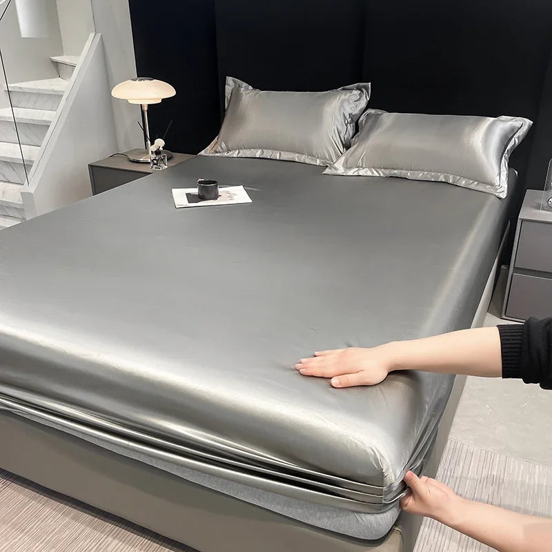 Satin Waterproof Fitted Sheet