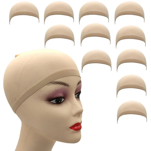 2pcs Top Stocking Wig Cap