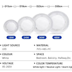 Modern Ultra Thin Crystal Ceiling light Light