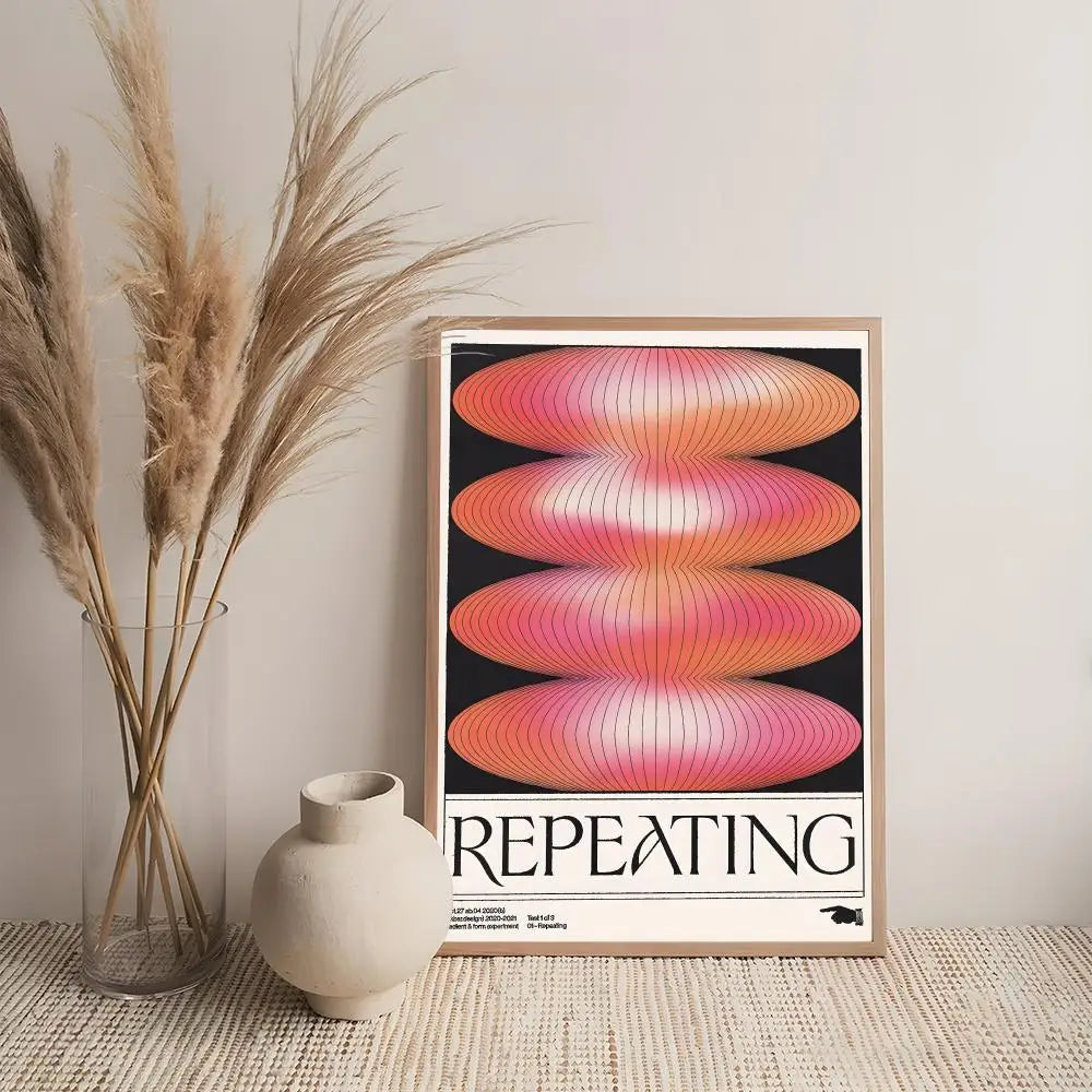 Art R-Retro Abstract Nourishing Soul Poster