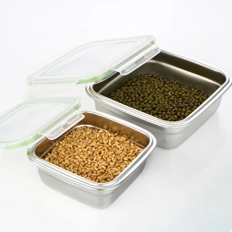 3 Pieces Stainless Steel Food Containers