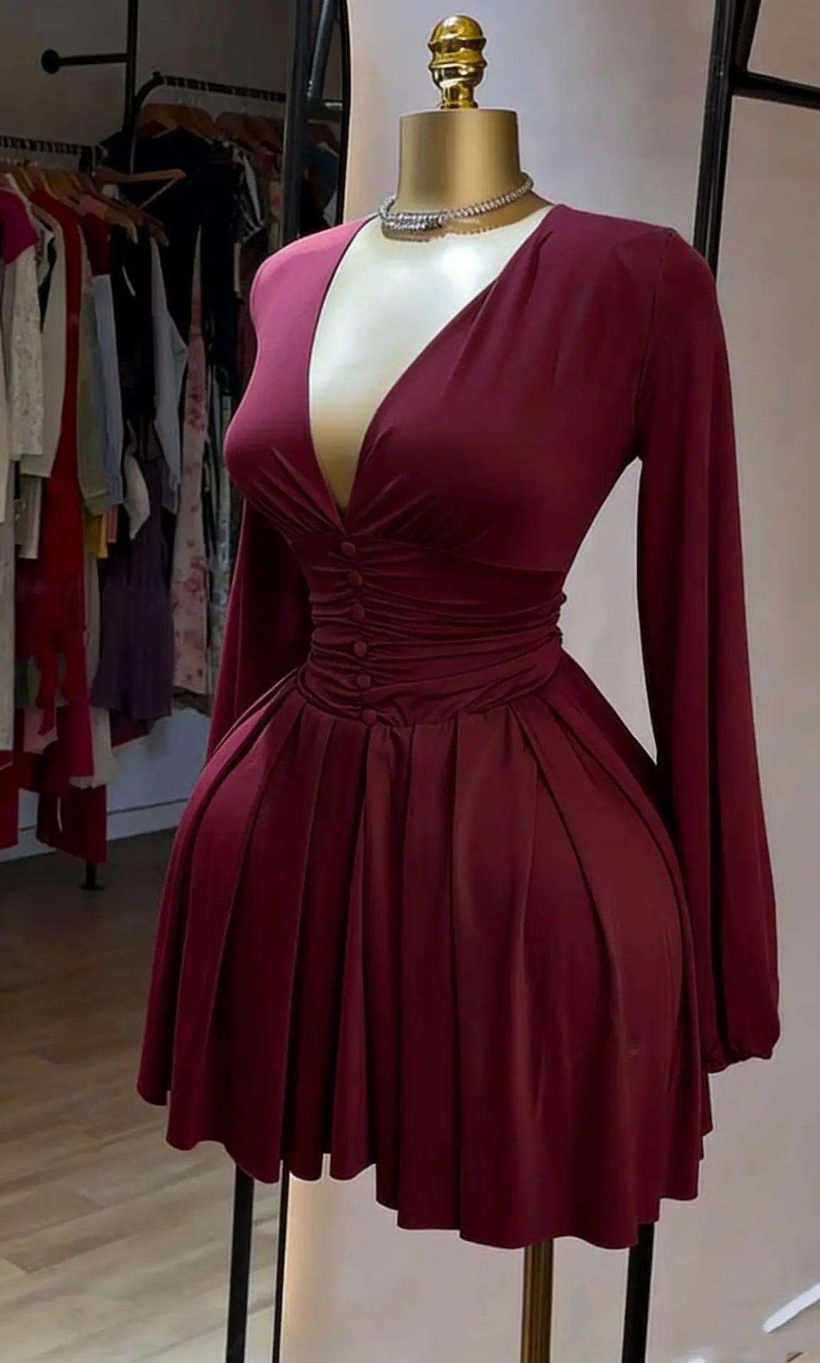 Sandy Casual Mini Length Dress