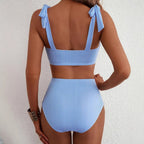Women Two-piece Halter Vest Swimwear