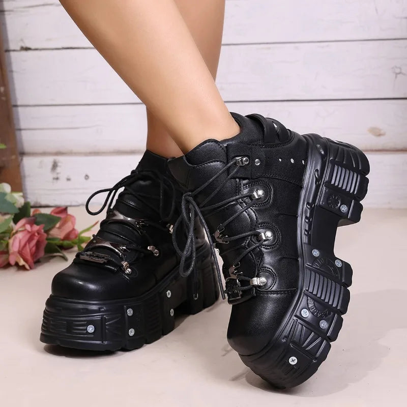 New Casual Platform round toe sneakers