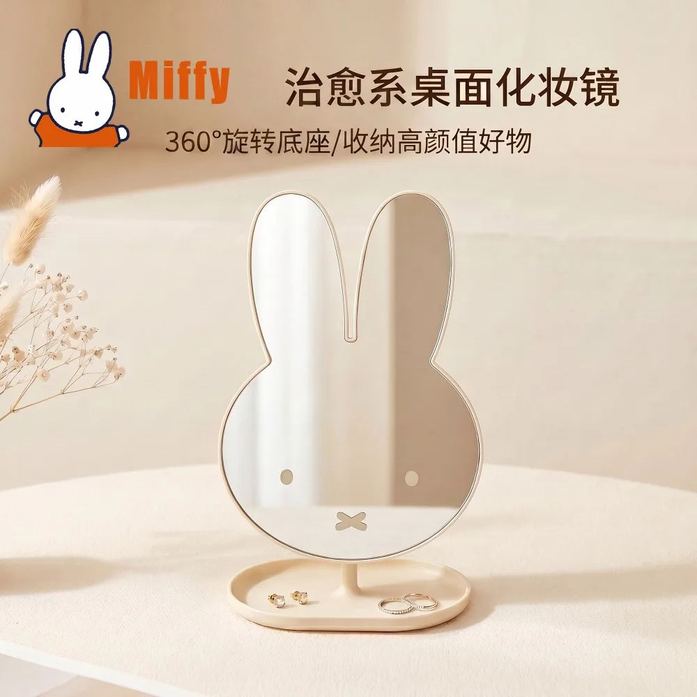 Kawaii Miffy Desktop Makeup Mirror