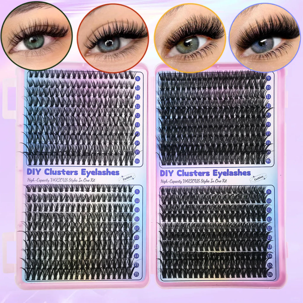 Individual Lashes Book Clusters