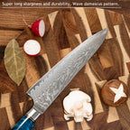 VG10 Chef's Knife d Handle Kitchen Chef's Knife Three-Piece Set
