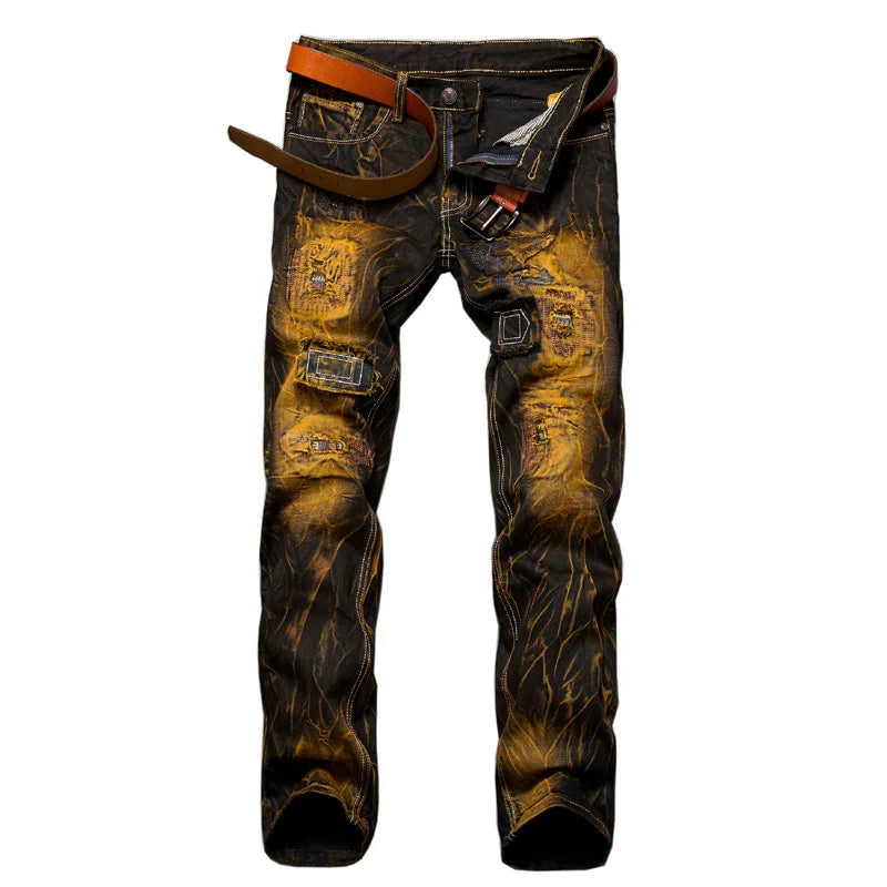 New Men's  Biker jeans