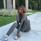 2025 Fall Longsleeve body-con Jumpsuit