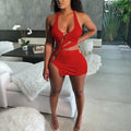 Stretch Slim Hollow Sexy Mini Bodycon Dress