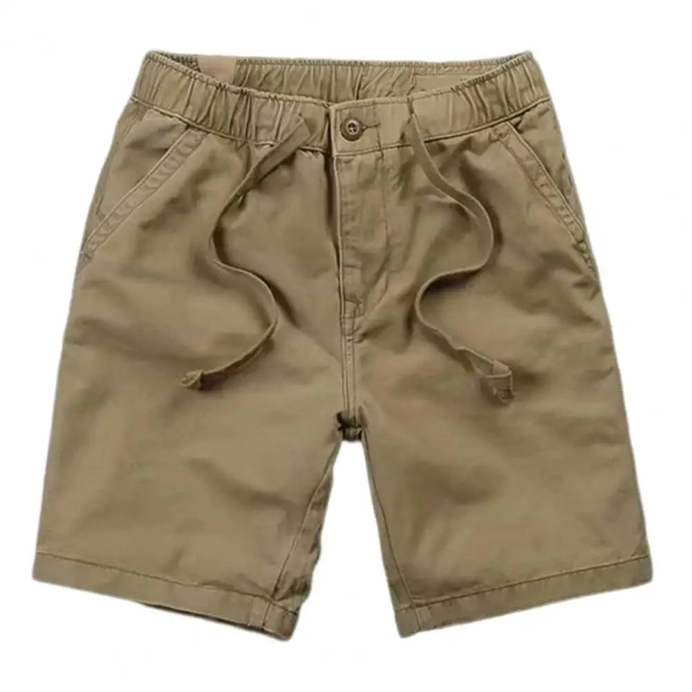 Bermudas Loose Luxury Khaki Joggers