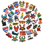 Puerto Rico series PVC 2pcs shoe charms