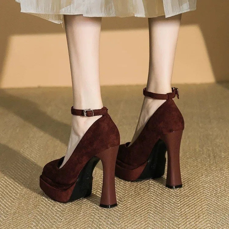 11cm Square High Heel