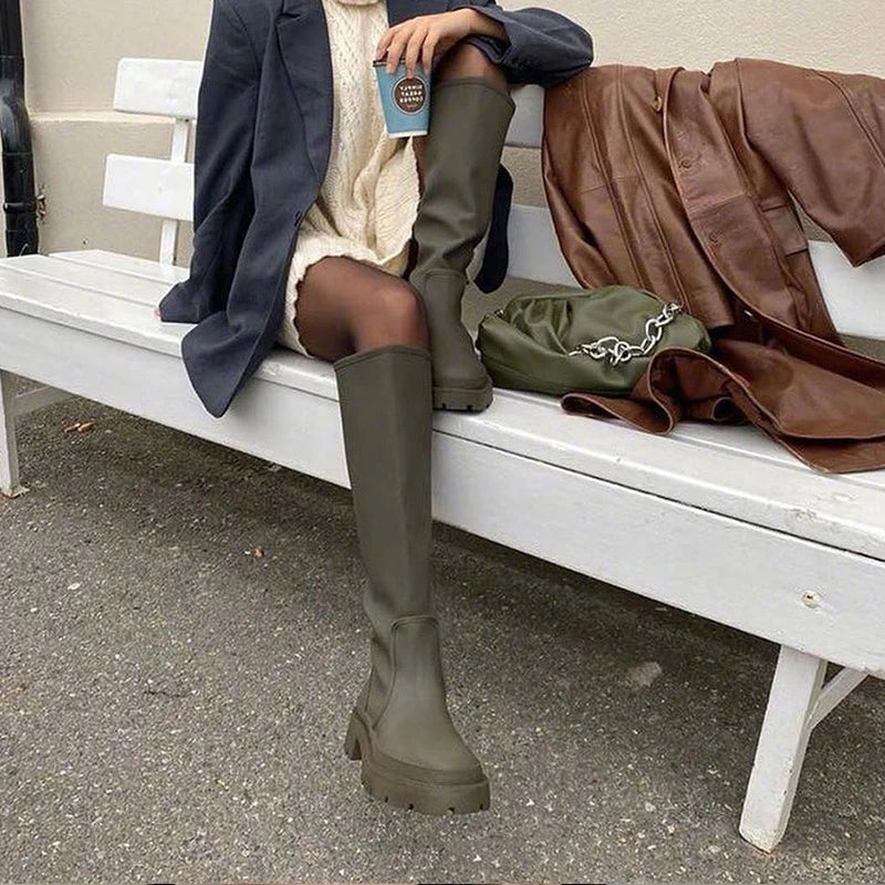 Women Long Knee High Boots