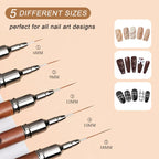 Wooden Nail Art Brushes