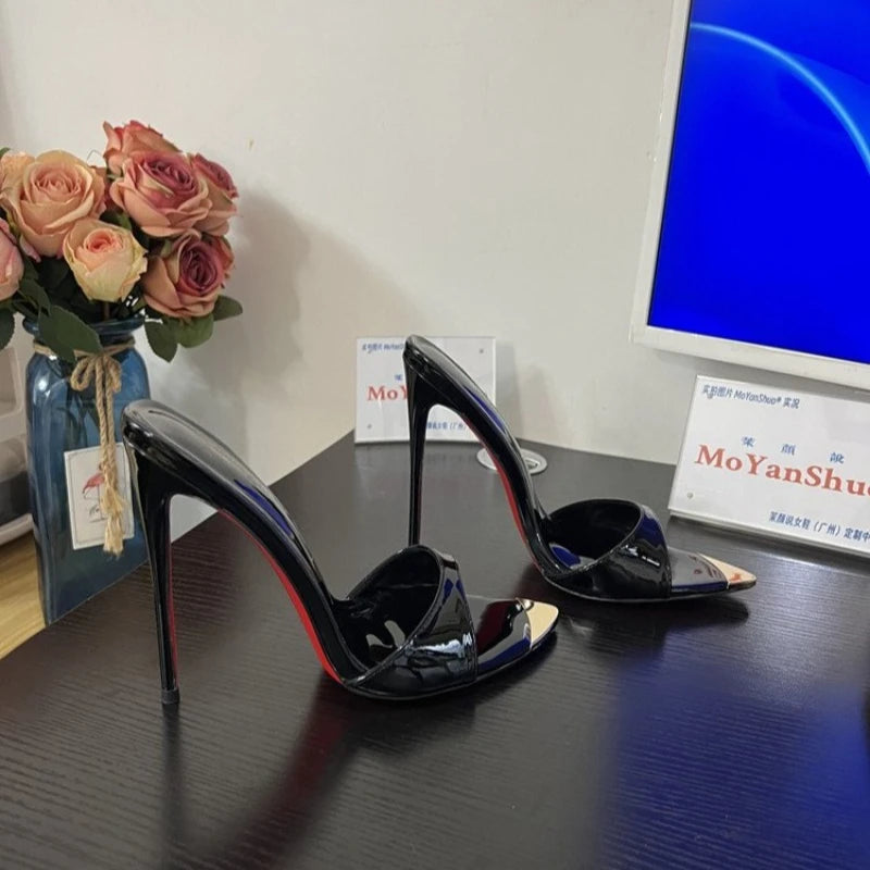Pointed Open Toe High Heel