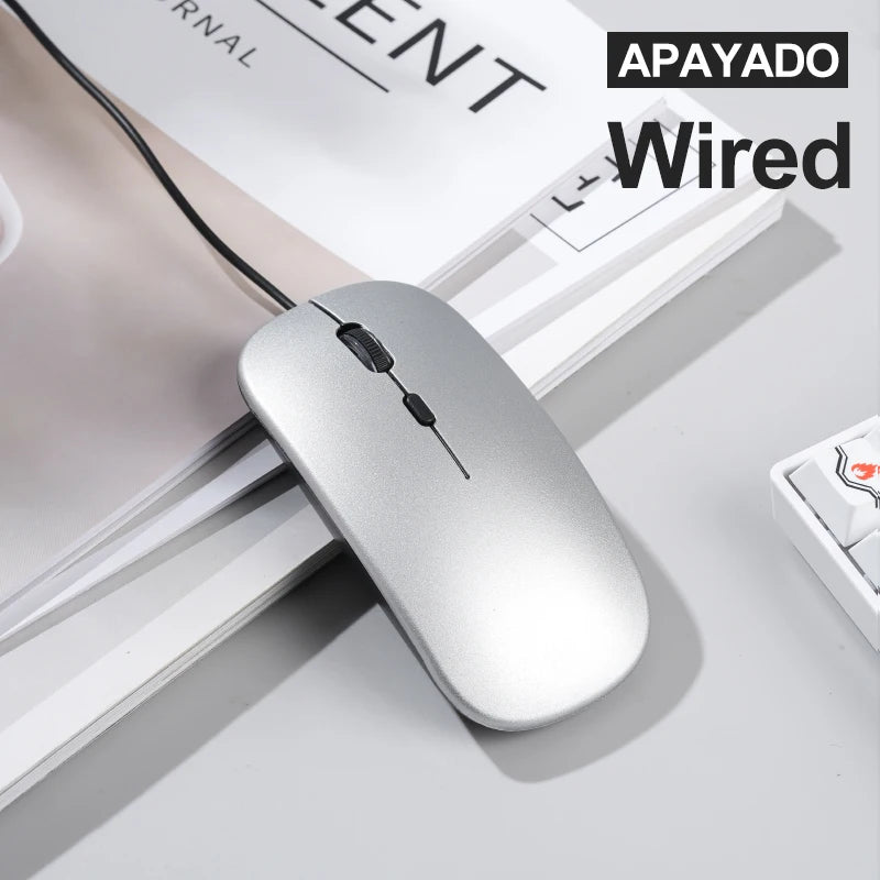 APAYADO T5 USB Wired Silent Mouse