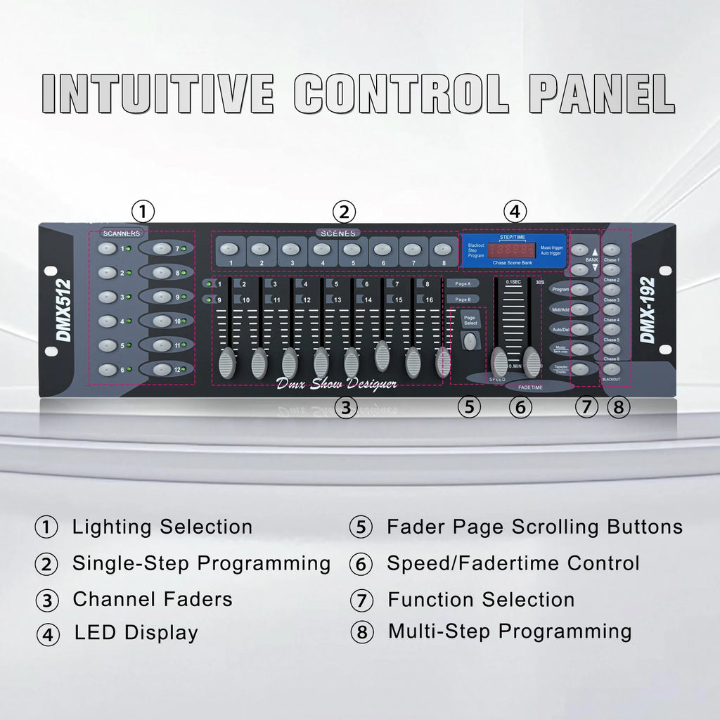 New 192 Dmx Controller Dj Equipment Dmx