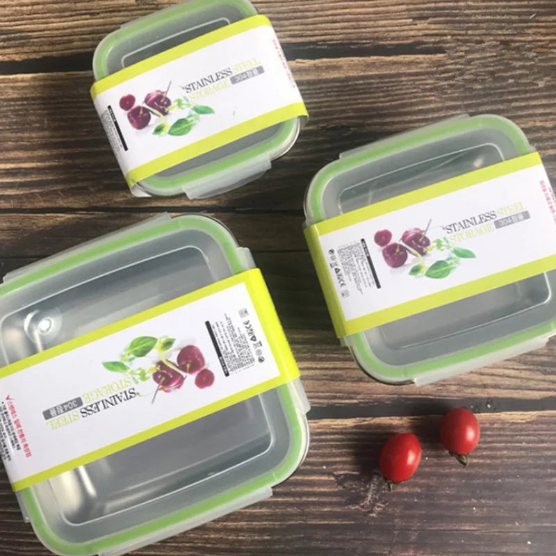 3 Pieces Stainless Steel Food Containers