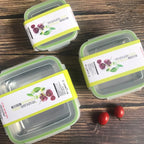 3 Pieces Stainless Steel Food Containers