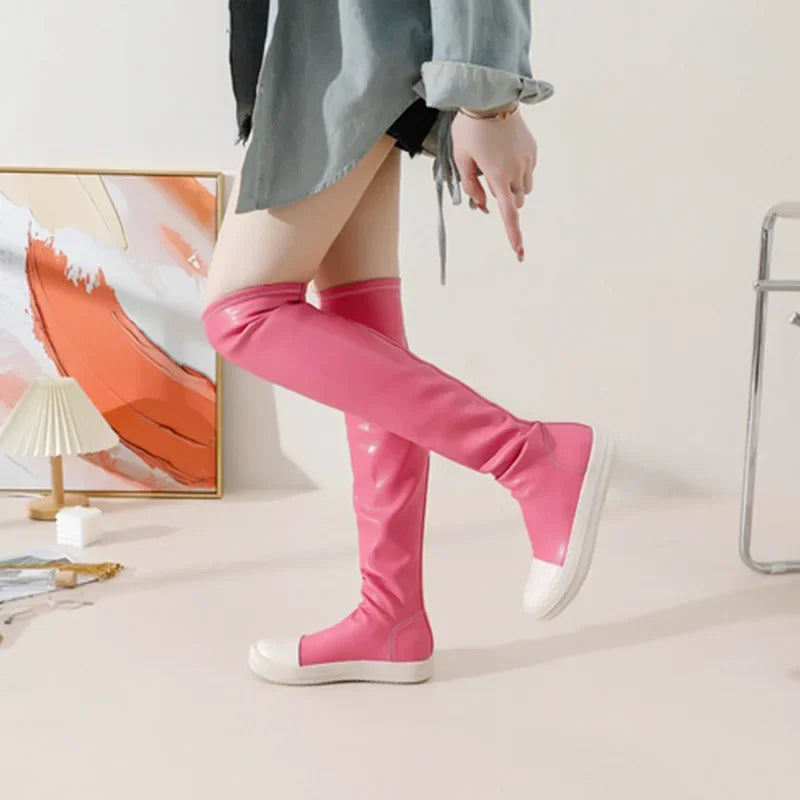 Over-the-knee Boots Stretch Tight Boots