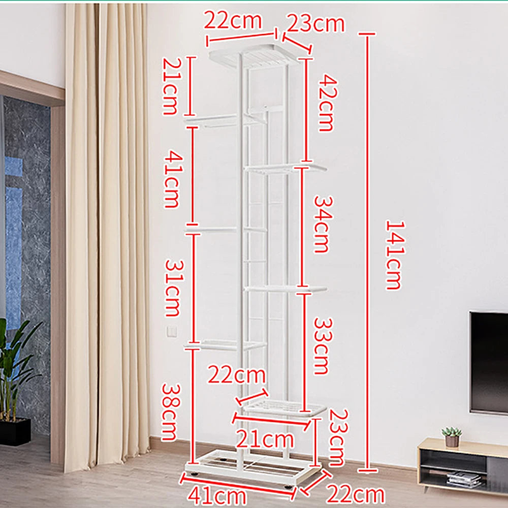 8 Tiers Metal Plant Stand