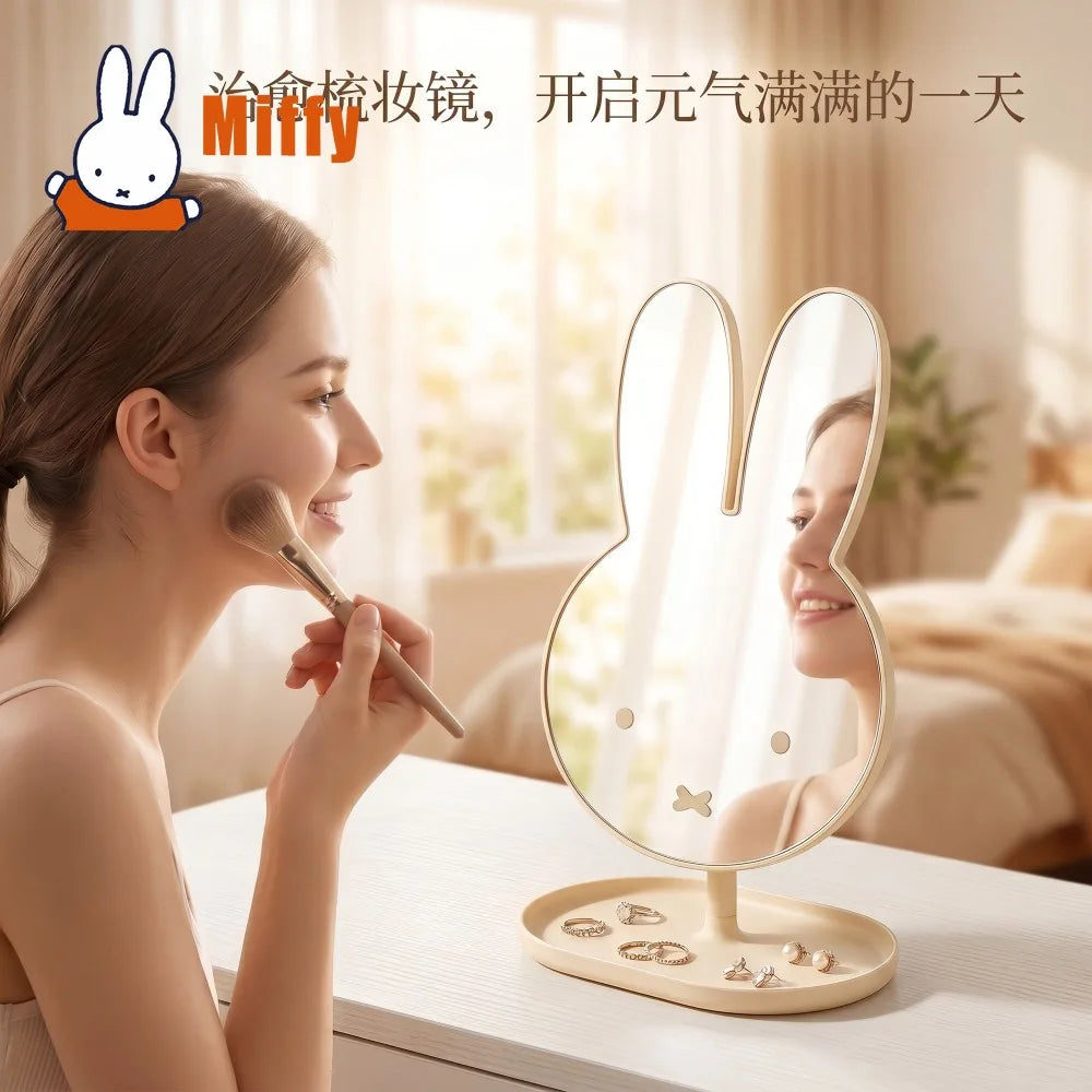 Kawaii Miffy Desktop Makeup Mirror