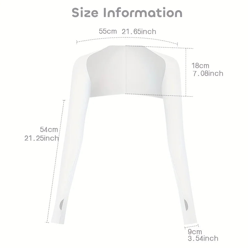1pc Ice Silk UV Protection Arm Sleeves