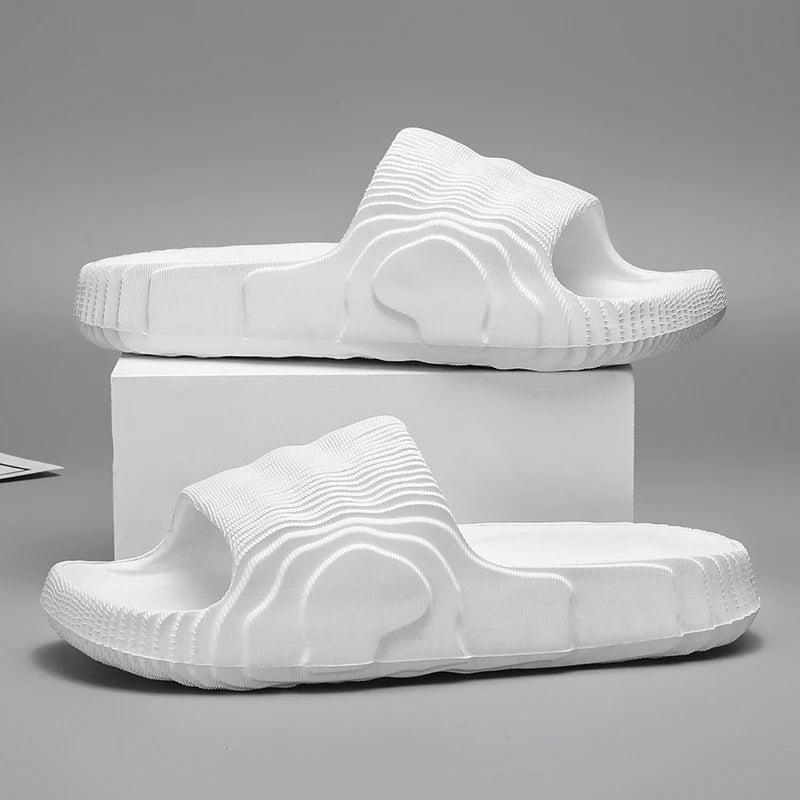 Men's Solid Slippers