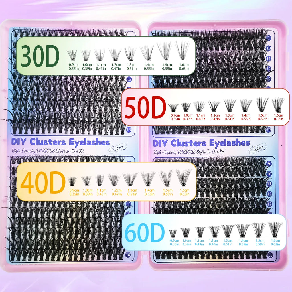 Individual Lashes Book Clusters
