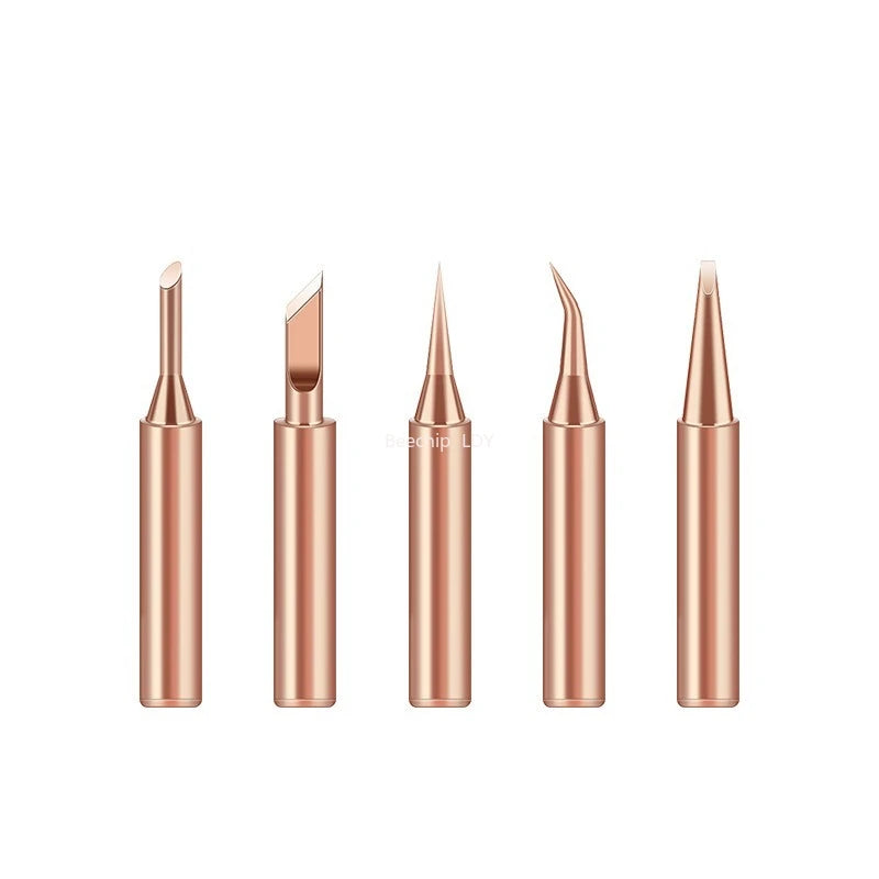 5pcs 900M-T Pure Copper Soldering Iron   Tip Lead-free Solder