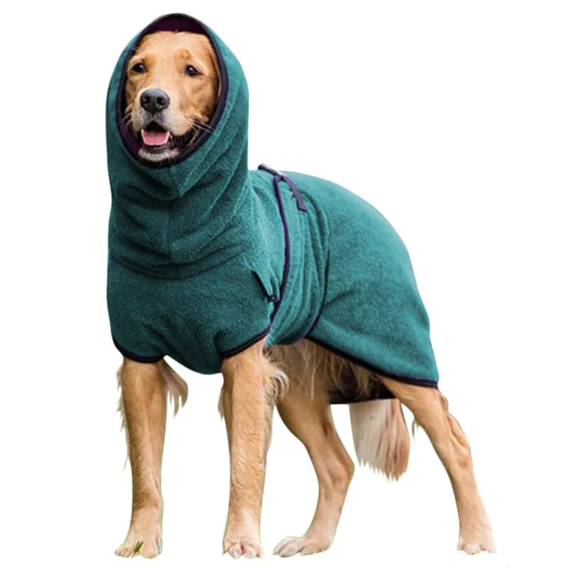 L-5XL Adjustable Dog Bathrobe Towel Bath