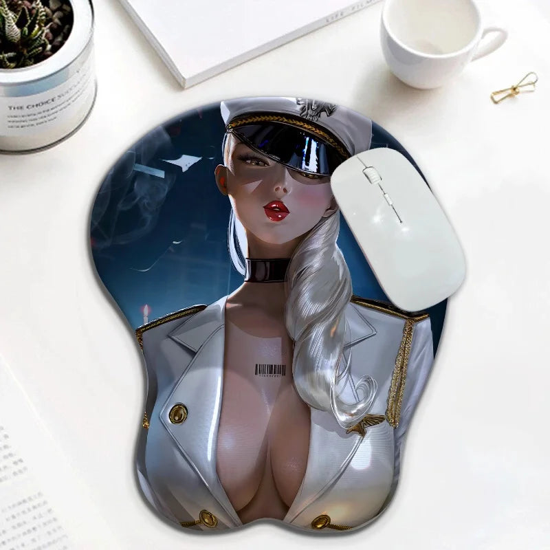 Wrist Rest 3D Soft and Smooth Silicone Mouse Pad