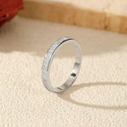 LYEE CYEE  Rectangle Moissanite Stackable Rings