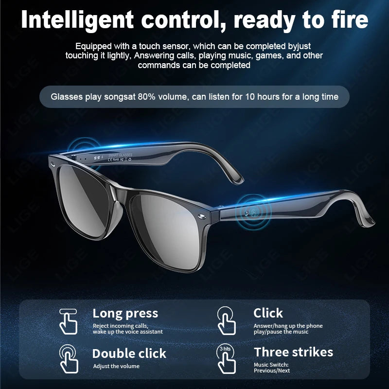 Smart Glasses  Anti-blue Lens