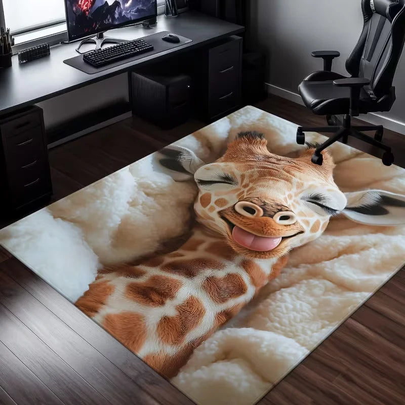 Cartoon Puppy Animal Pattern Large Carpet
