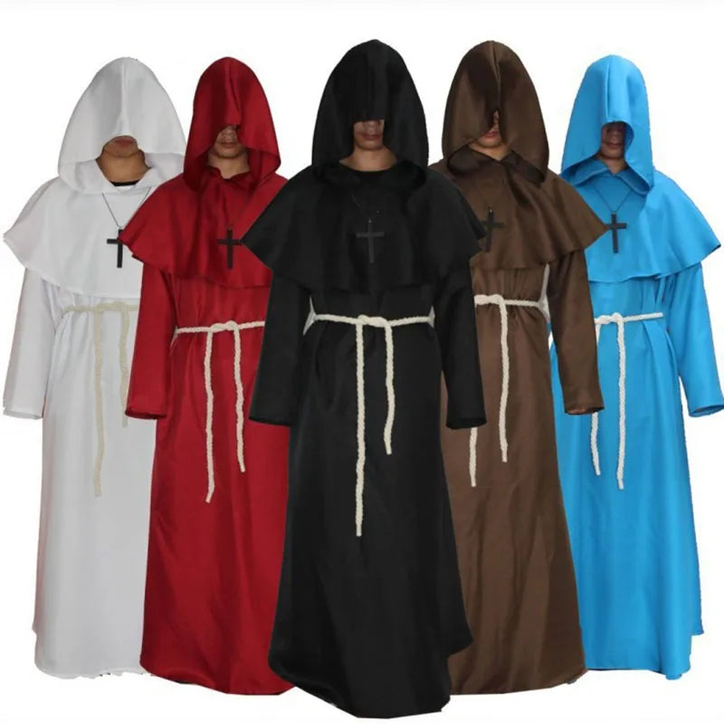 Halloween cosplay costumes ancient costumes medieval monk