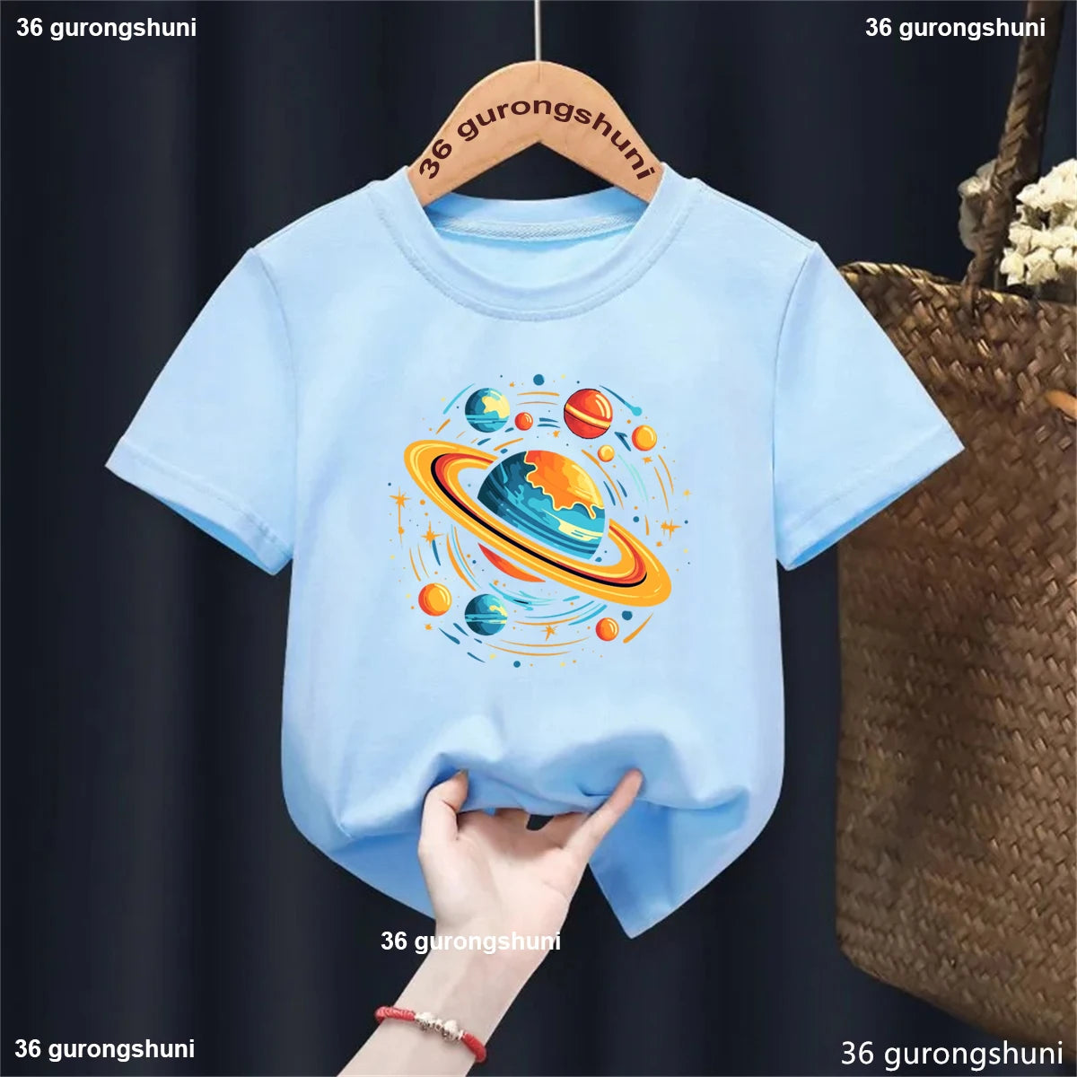kids Planets Solar System shirt