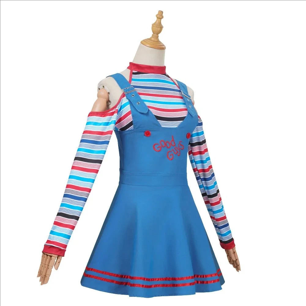 Women Ghost Doll Cosplay Chucky Costumes