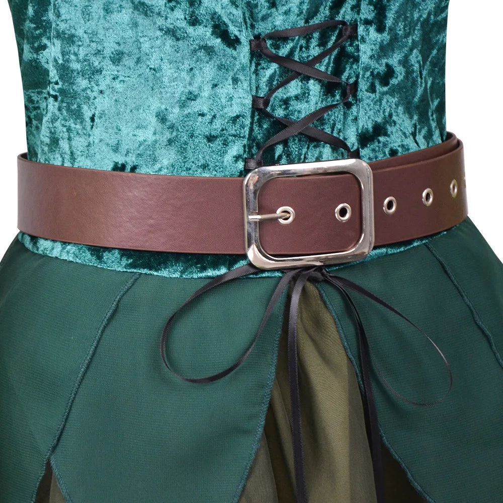 Women Elf Costume Detachable Wings with Mesh dress