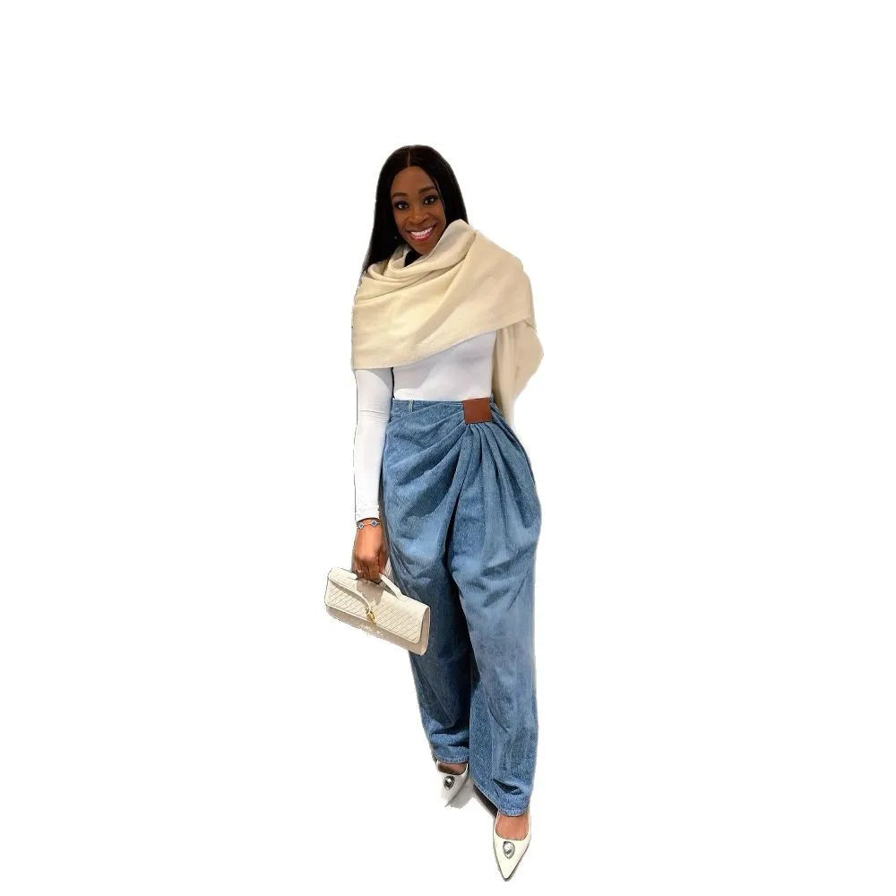Women Wide Leg Pants Jeans