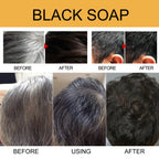 Natural Black Hair Soap Anti-Gray Hair Treatment