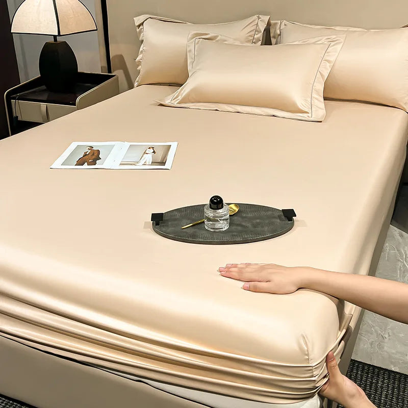 Ice Silk Fitted Sheet 90x200cm