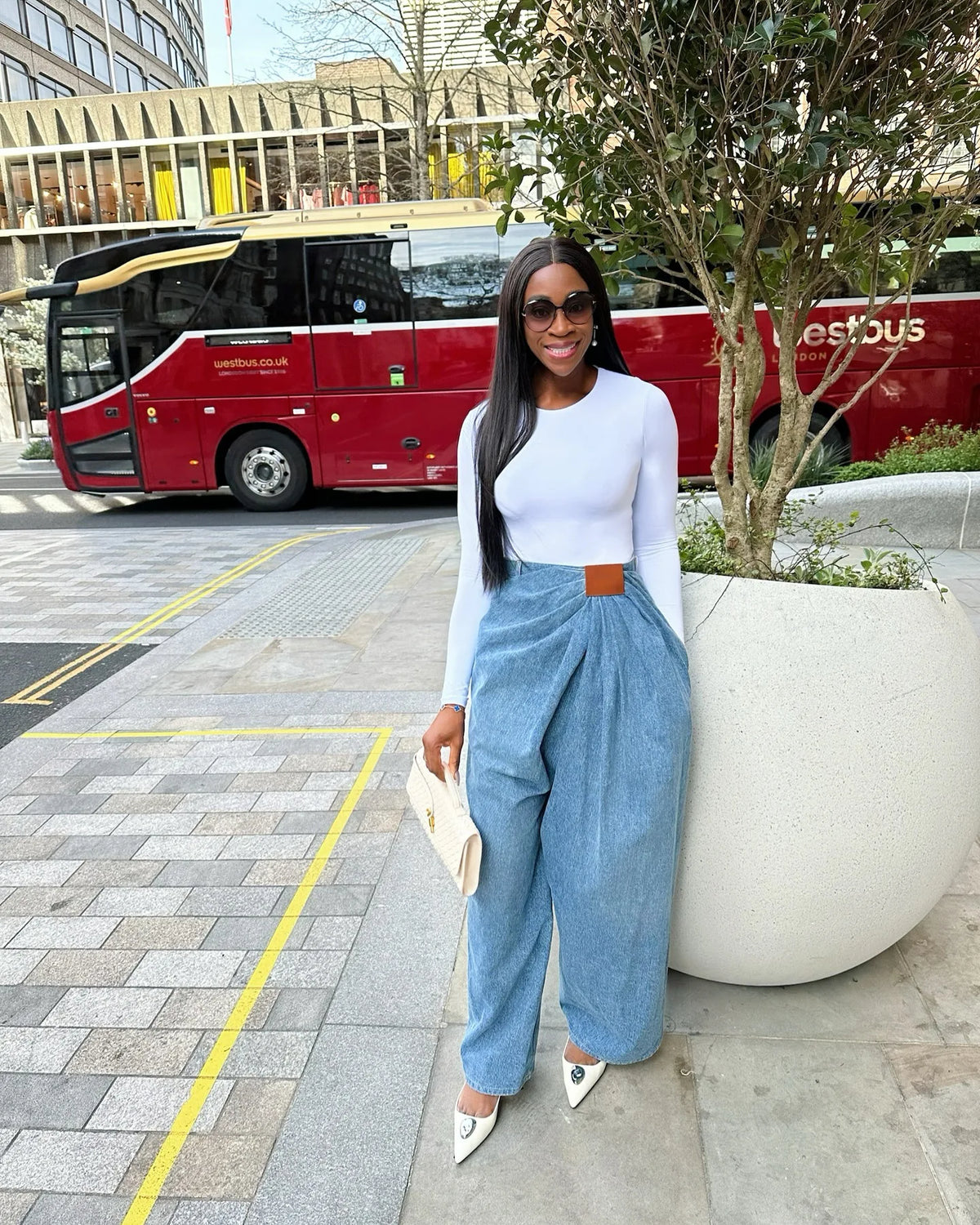 Women Wide Leg Pants Jeans