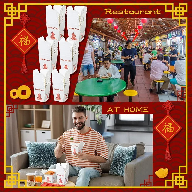Pagoda Chinese Takeout Food Containers