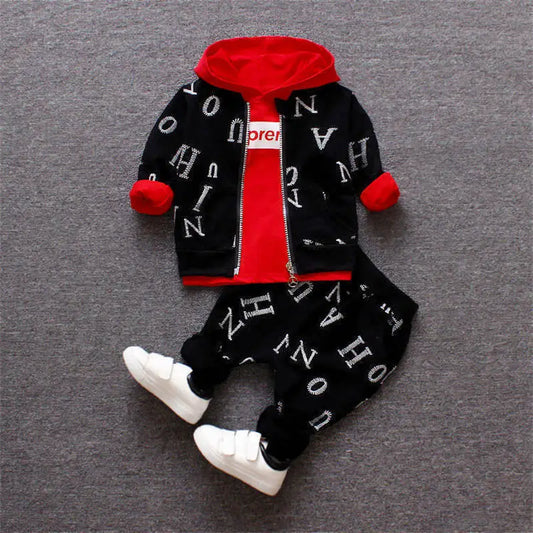 3PCS Boy toddler tracksuit