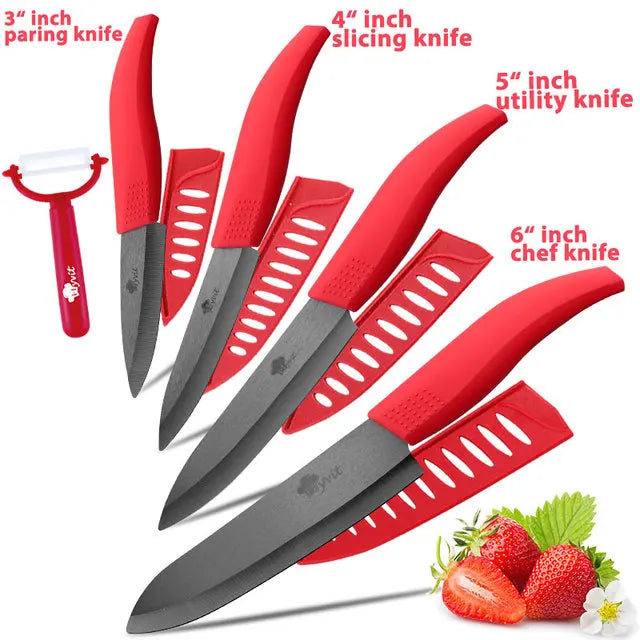 Ceramic Kitchen Knives Set