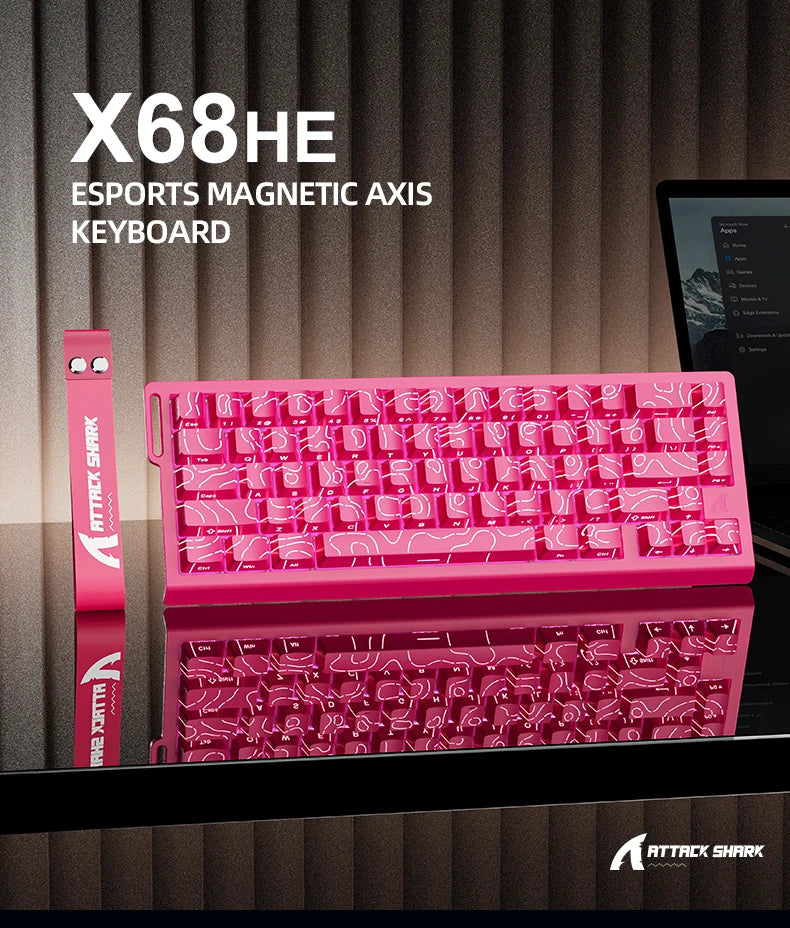 ATTACK SHARK X68HE Magnetic Keyboard